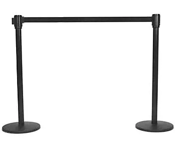 Retractable Stanchion (s) Black 8' main view
